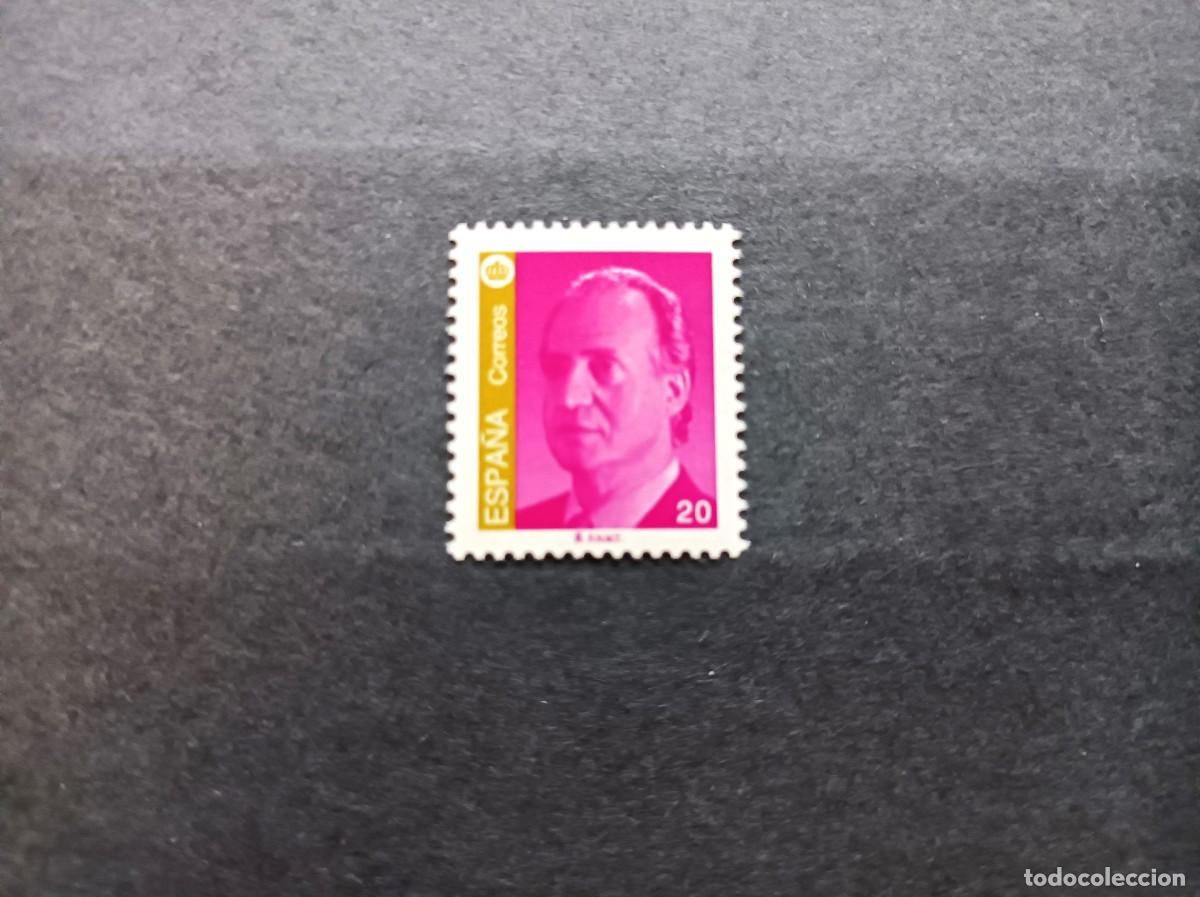 Sellos: Sello nuevo. Basica Rey Juan Carlos. Sello 20 pesetas. 20 de Noviembre de 2000. Edifil 3775.