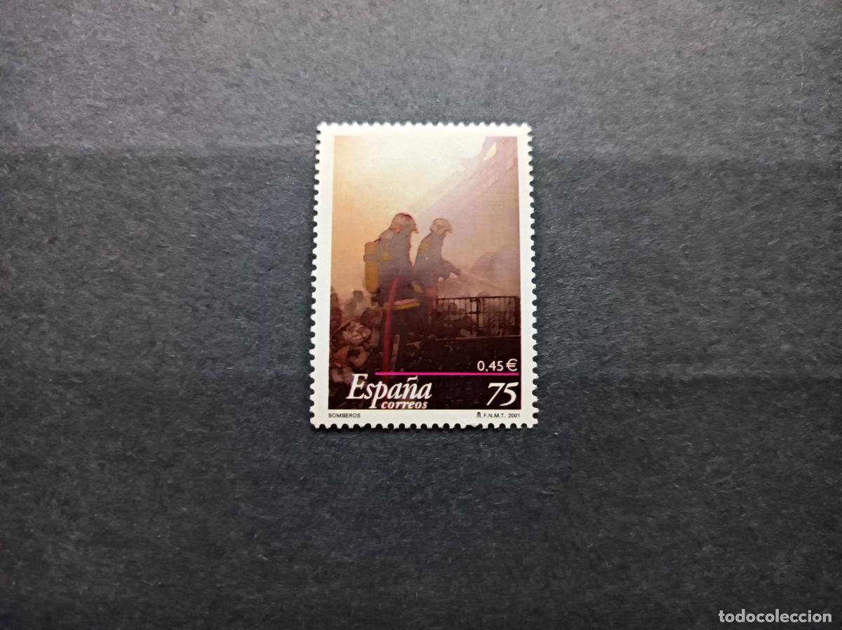 Sellos: Sello nuevo. Cuerpo de Bomberos. 19 de Enero de 2001. Edifil 3777.