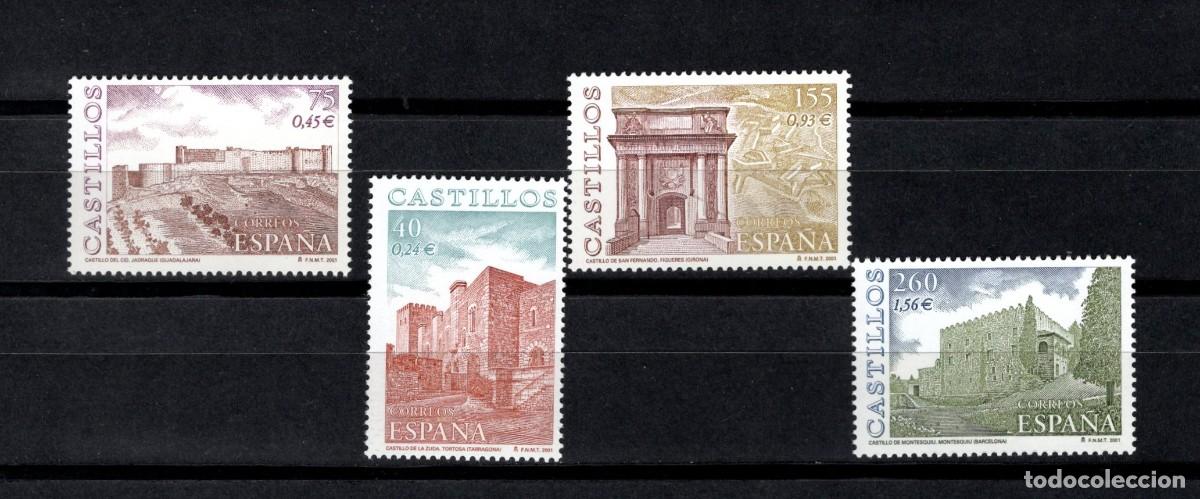 Sellos: Sellos nuevos. Castillos. Serie completa. 20 abril 2001. Edifil 3785/88.
