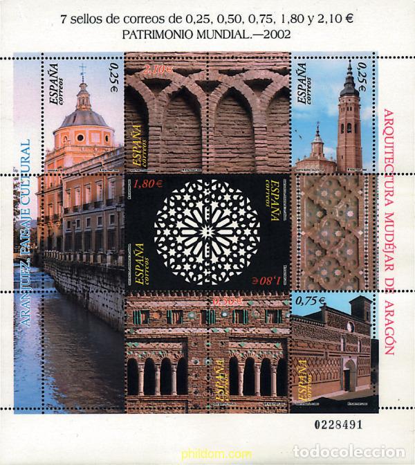 Sellos: 118416 MNH ESPA&Ntilde;A 2002 PATRIMONIO MUNDIAL