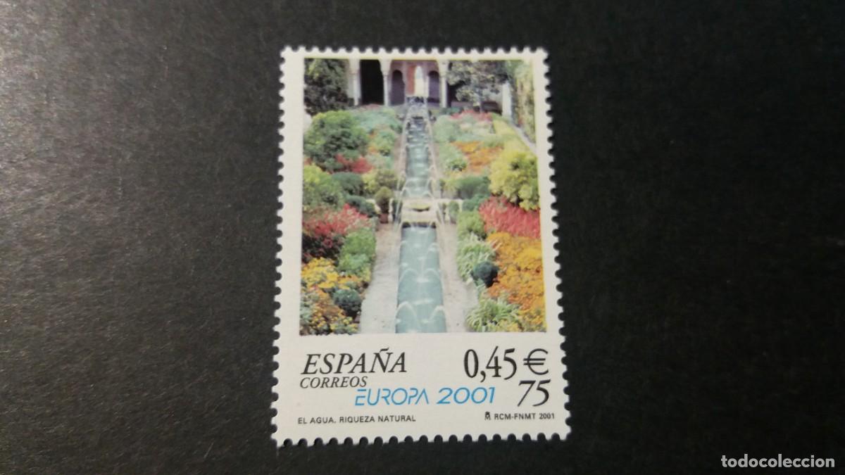 Sellos: Sello nuevo. Europa. Patio de la Acequia. Generalife.(Granada)9 de Mayo de 2001. Edifil 3796.