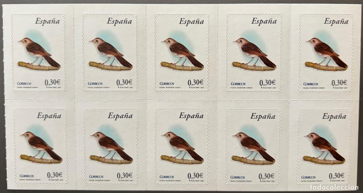 Sellos: ESPA&Ntilde;A, SPAIN, A&Ntilde;O 2007, EDIFIL 4303H, RUISE&Ntilde;OR, BLQ 10 SELLOS DE CARNET, CATALOGO 10,00 &euro;