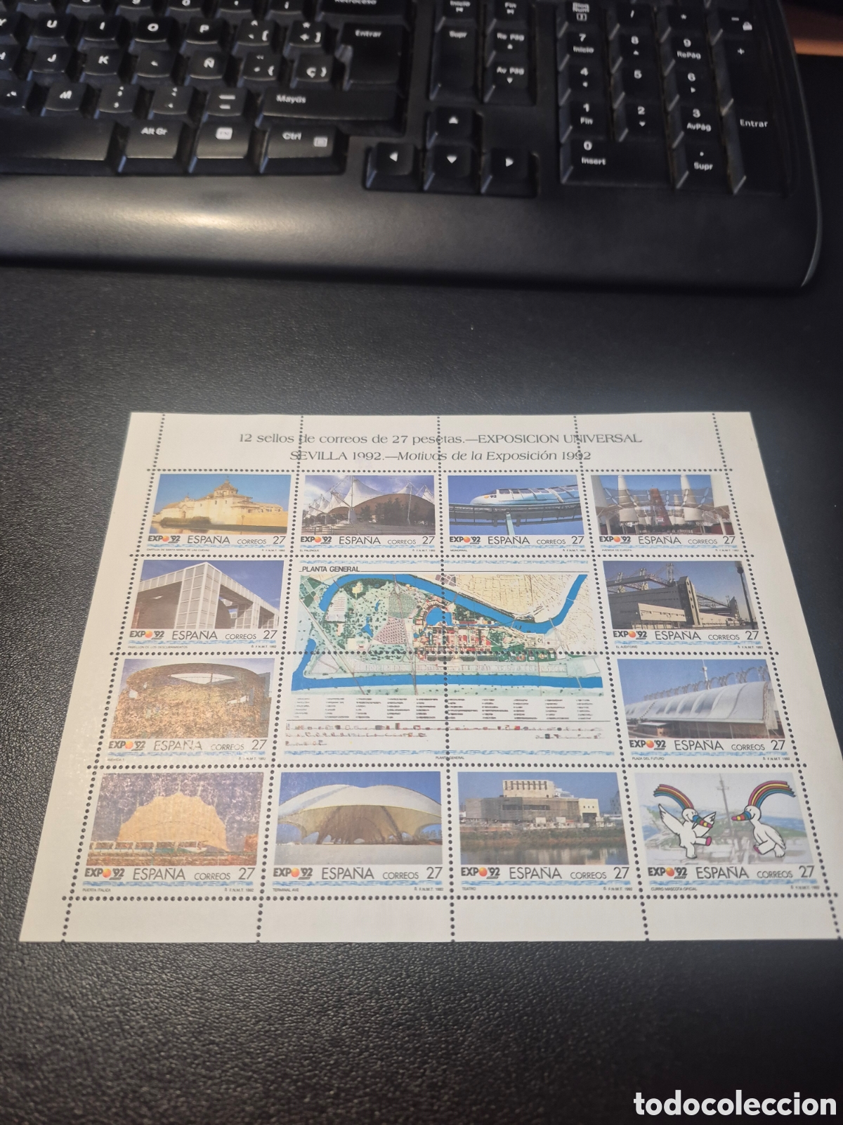 Sellos: Minipliego sevilla 1992