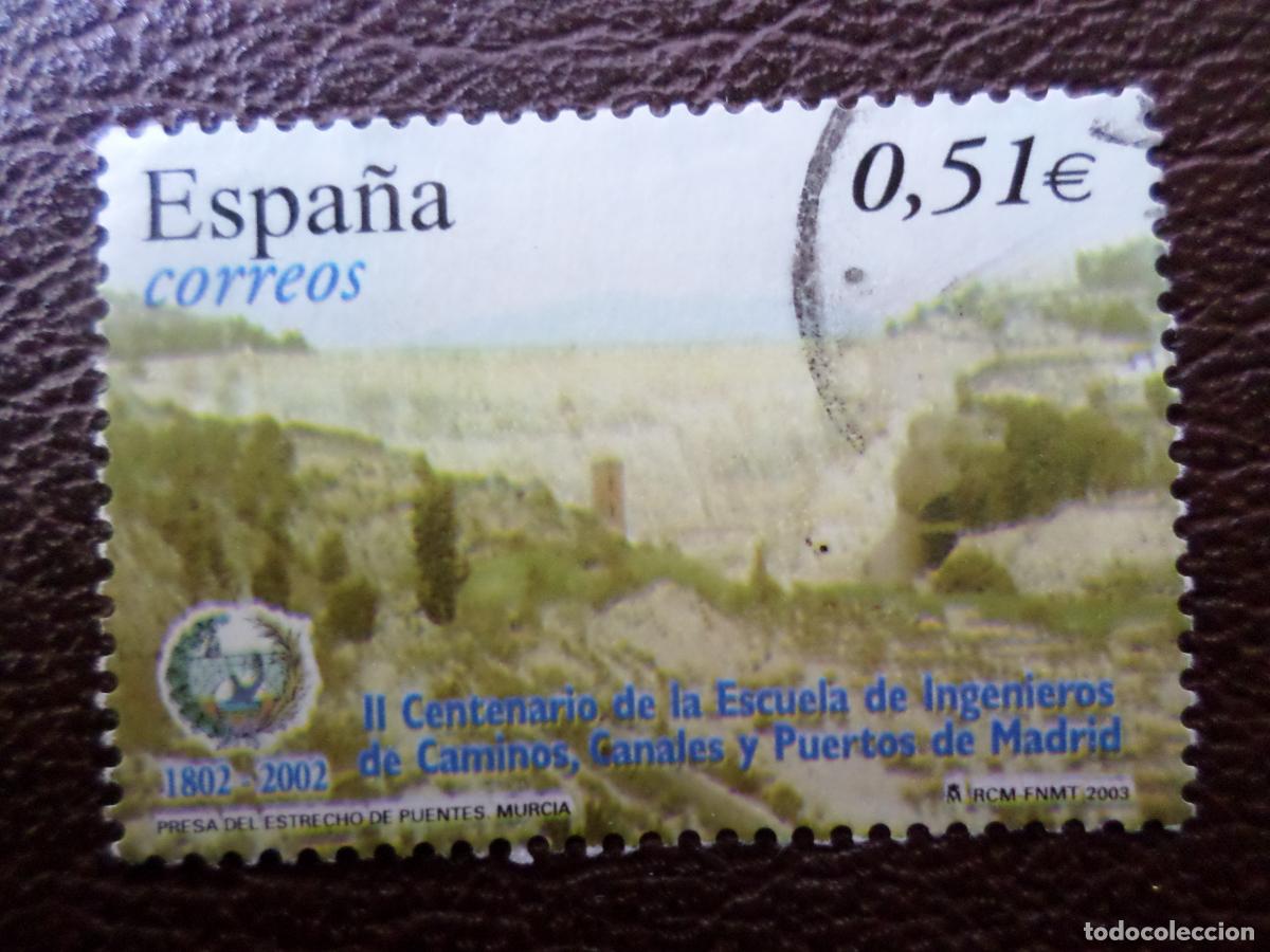 Sellos: .2003, II cent. escuela de ingenieros de caminos, edifil SH3967A