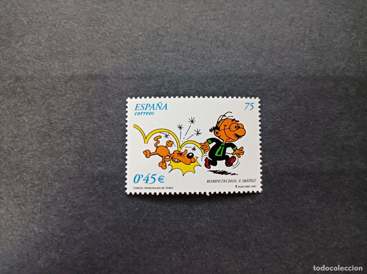 Sellos: Nuevo 2001. Personaje de Josep Coll i Coll. 20 Noviembre 2001. Edifil 3839 .