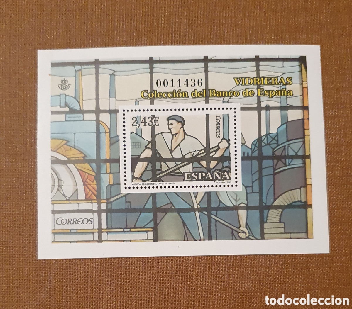 Sellos: Edifil 4359. Vidrieras 2007