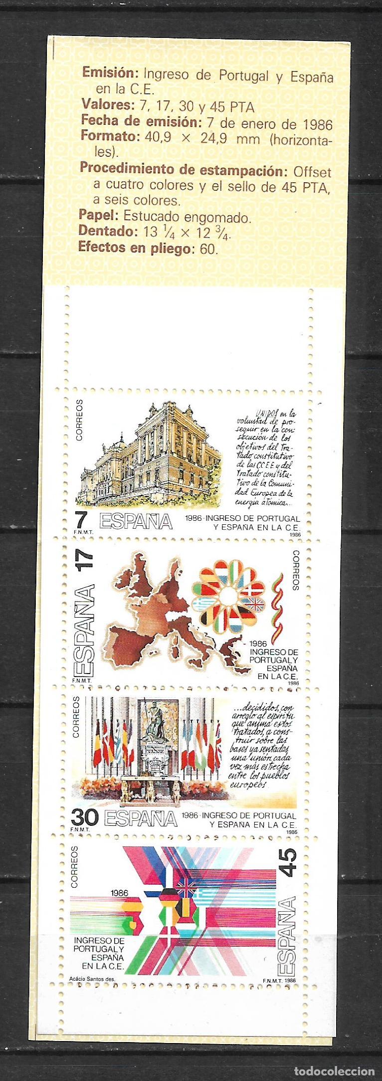 Sellos: espa&ntilde;a 1986 edifil 2825C ** mnh - 125