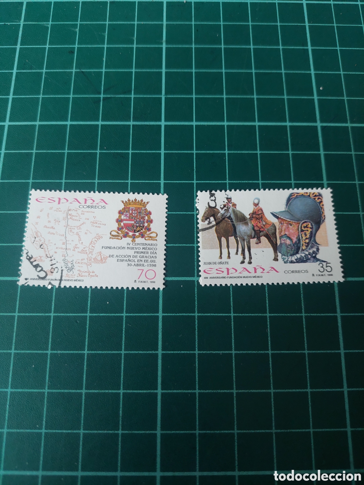 Sellos: 1998 edifil 3598/99 usados lujo mexico,militares, maoa escudo heraldico caballo fauna