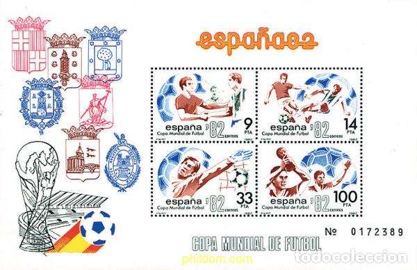 Sellos: 729849 MNH ESPA&Ntilde;A 1982 COPA DEL MUNDO DE FUTBOL. ESPA&Ntilde;A-82