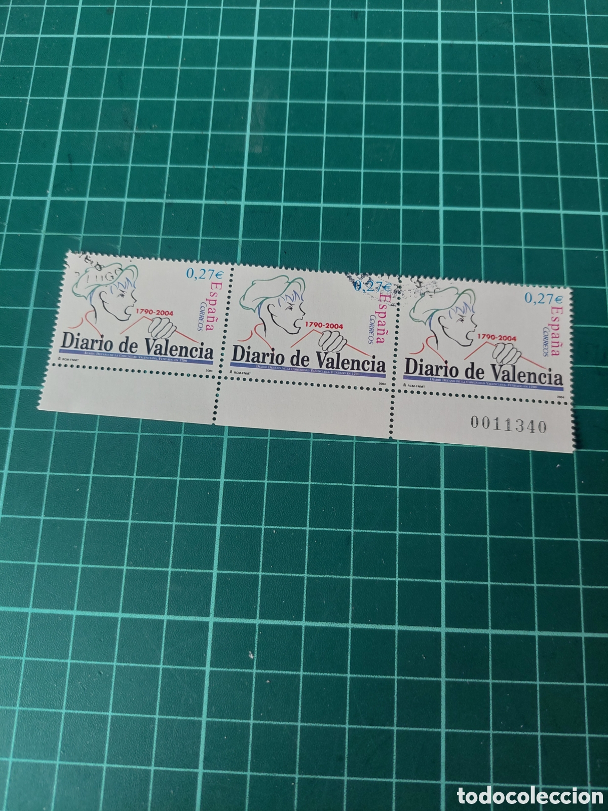 Sellos: 4094 EDIFIL Valencia 2004 diario Valencia centenario usados lujo