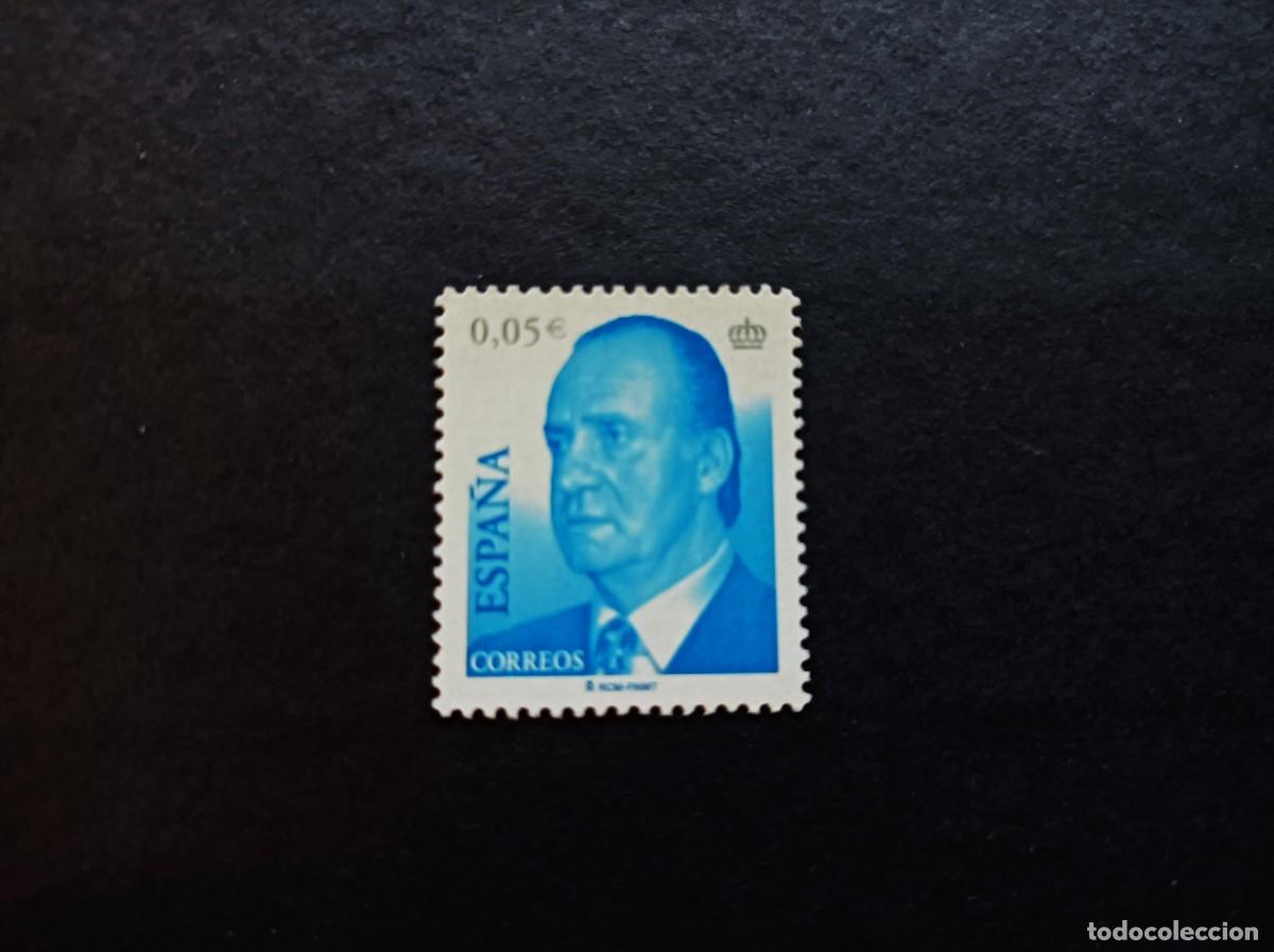 Sellos: Sello nuevo. Serie B&aacute;sica Rey Juan Carlos. Sello de 0.05 euros. 2 de Enero de 2002. Edifil 3858.