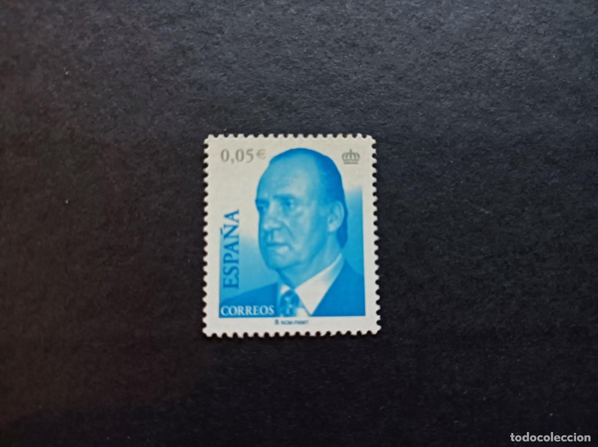 Sellos: Sello nuevo. Serie B&aacute;sica Rey Juan Carlos. Sello de 0.05 euros. 2 de Enero de 2002. Edifil 3858.
