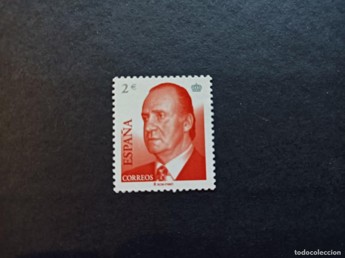 Sellos: Sello nuevo. Serie B&aacute;sica Rey Juan Carlos. Sello de 2 euros. 2 de Enero de 2002. Edifil 3864.