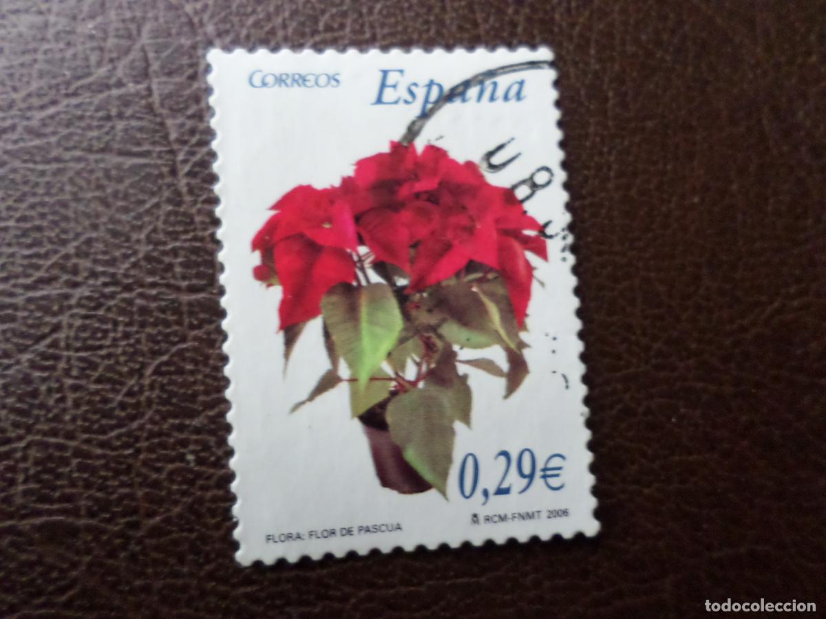 Sellos: .2006, flora y fauna, flor de pascua, edifil 4216