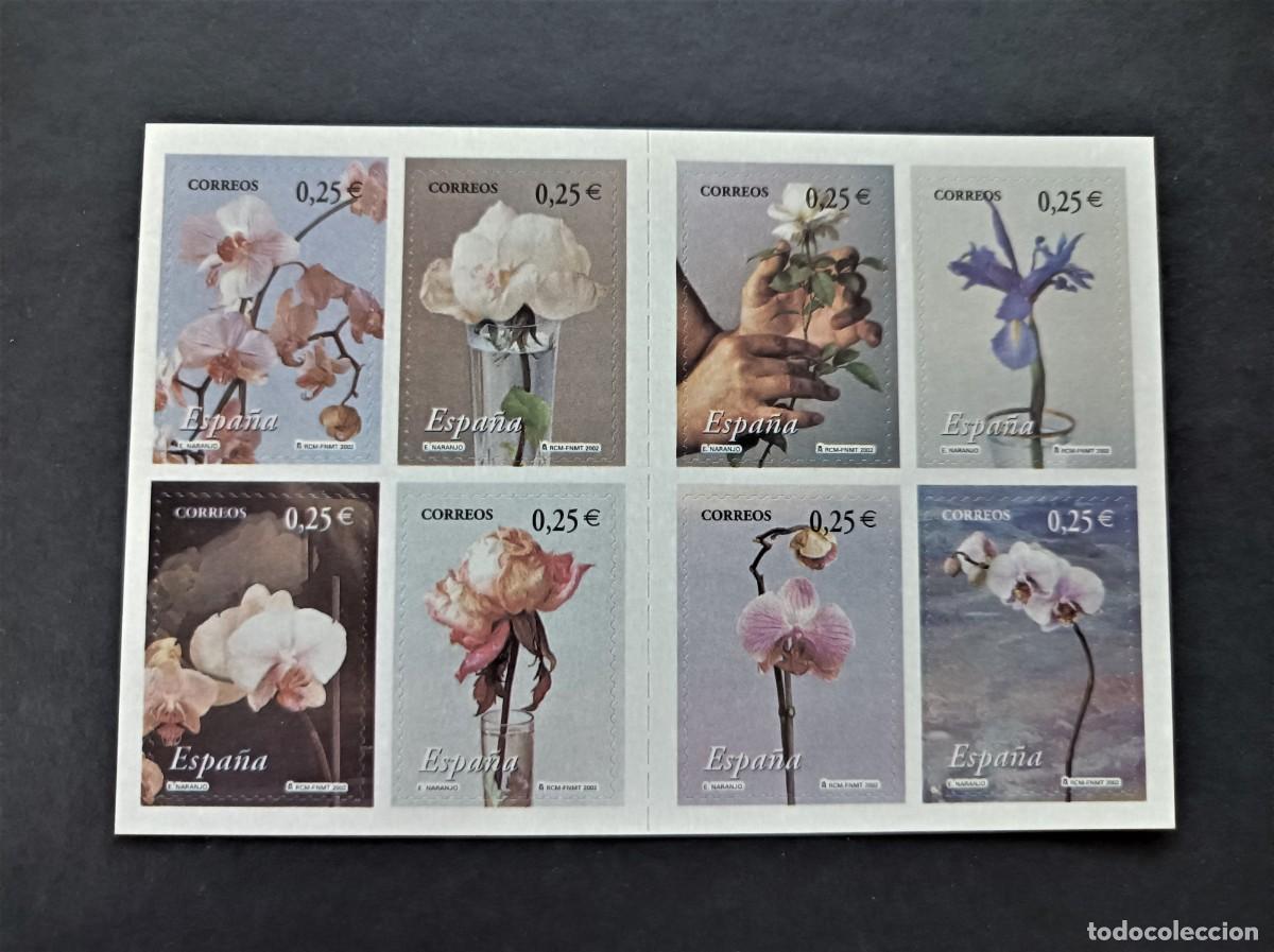 Briefmarken: Sello nuevo. Carn&eacute; Autoadhesivos. La Flor y El paisaje. 20 de Enero de 2002. Edifil 3869C.