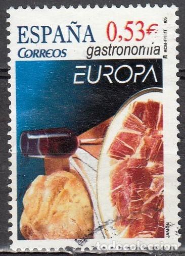 Sellos: ESPA&Ntilde;A 2005 - Edifil 4159 &ordm; USADO - Europa. Gastronom&iacute;a