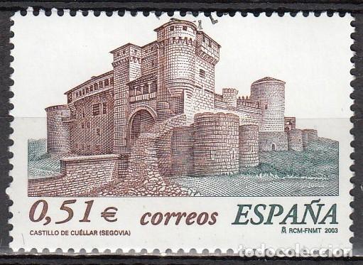 Sellos: ESPA&Ntilde;A 2003 - Edifil 3987 &ordm; USADO - Castillos