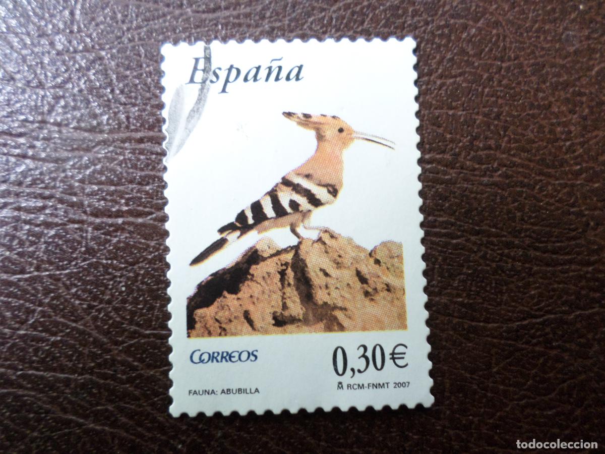 Sellos: .2007, flora y fauna, abubilla, edifil 4300