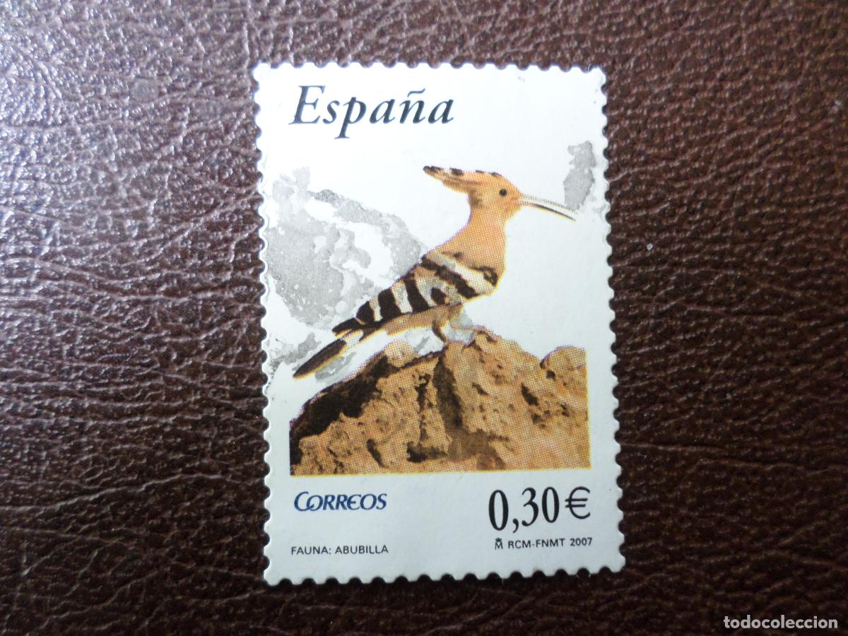 Sellos: .2007, flora y fauna, abubilla, edifil 4300