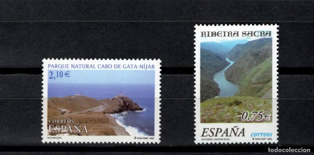 Sellos: Selos nuevos. Naturaleza. Serie completa. 8 de Marzo 2002. Edifil 3884/85