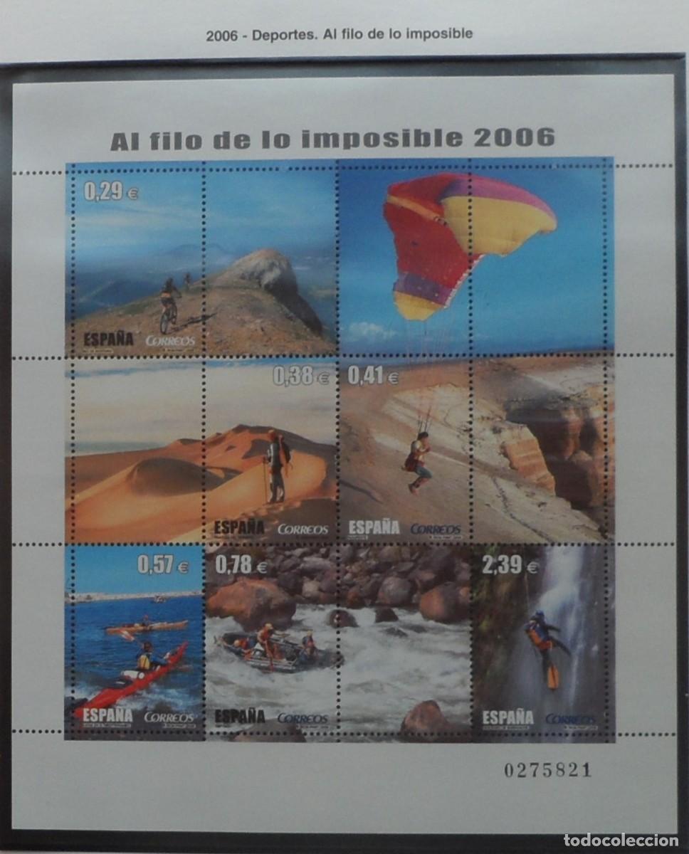 Sellos: 2006-ESPA&Ntilde;A-SELLOS NUEVOS-FACIAL-VER FOTO-(SERIE COMPLETA)N&ordm;4224-DEPORTES-AL FILO DE LO IMPOSIBLE
