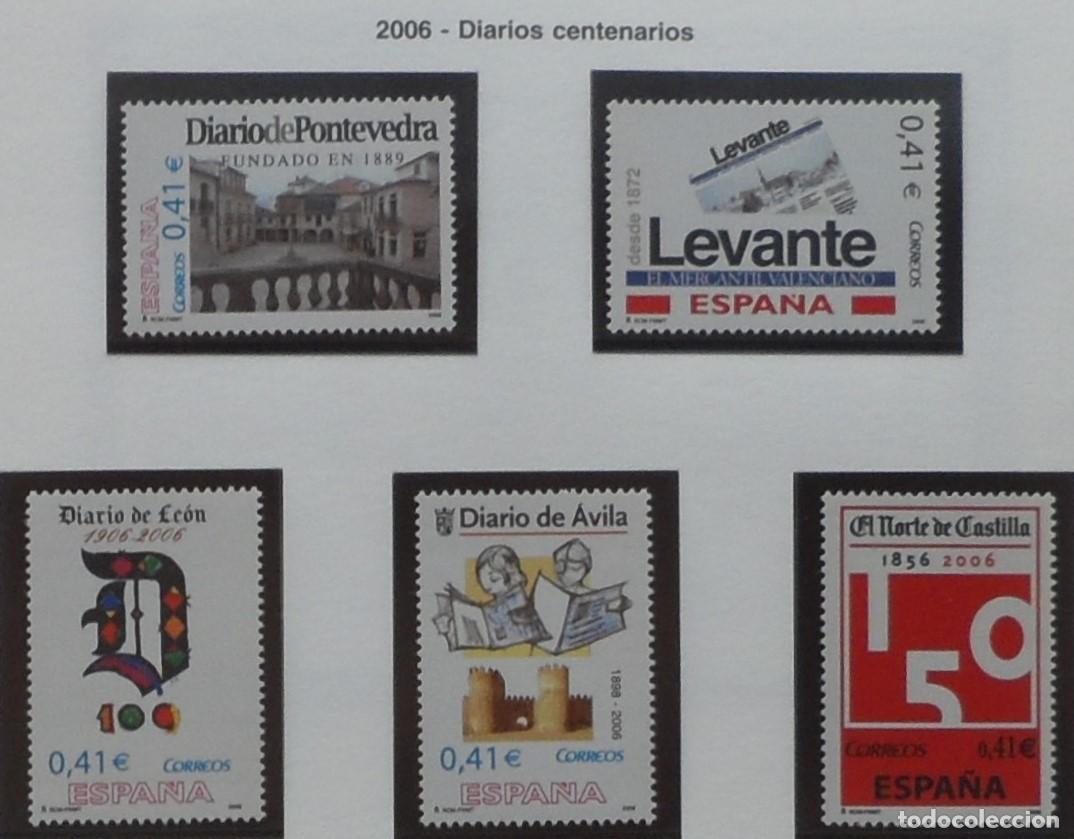 Sellos: 2006-ESPA&Ntilde;A-SELLOS NUEVOS-FACIAL-VER FOTO-(SERIE COMPLETA)N&ordm;4229/33-DIARIOS CENTENARIOS