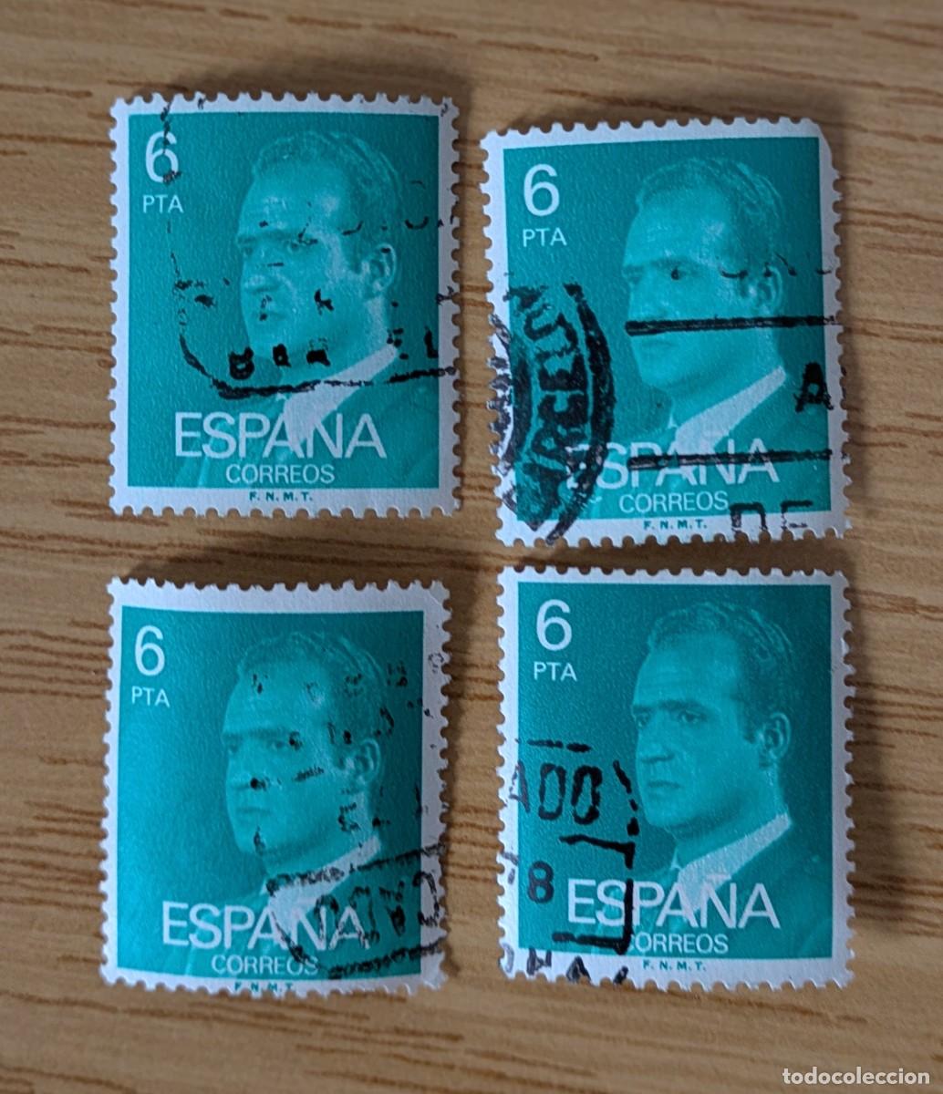 Sellos: Sellos Juan Carlos I 6 pta usados