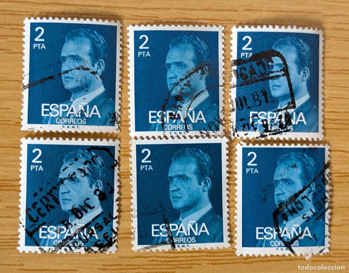 Sellos: Sellos Juan Carlos I 2 pta usados
