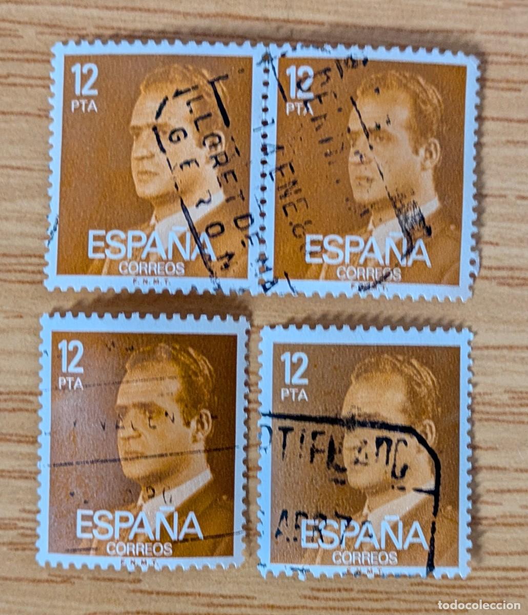 Sellos: Sellos Juan Carlos I 12 pta usados