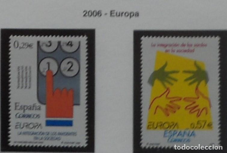 Sellos: 2006-ESPA&Ntilde;A-SELLOS NUEVOS-FACIAL-VER FOTO-(SERIE COMPLETA)N&ordm;4261/2-EUROPA