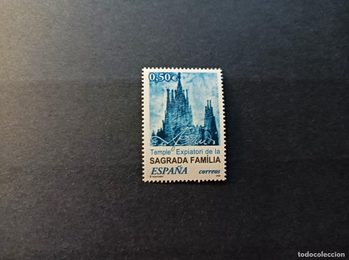 Sellos: Sello nuevo. Templo Expiatorio de La Sagrada Familia. 27 de Septiembre 2002. Edifil 3924.