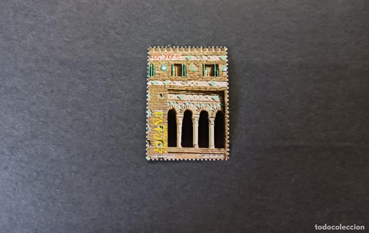 Sellos: S. nuevo. Patrimonio Mundial. Iglesia de S. Matin (Teruel) . 8 Noviembre 2002. Edifil 3938.