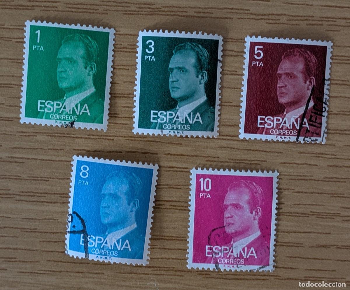 Sellos: Lote variado sellos Juan Carlos I usados