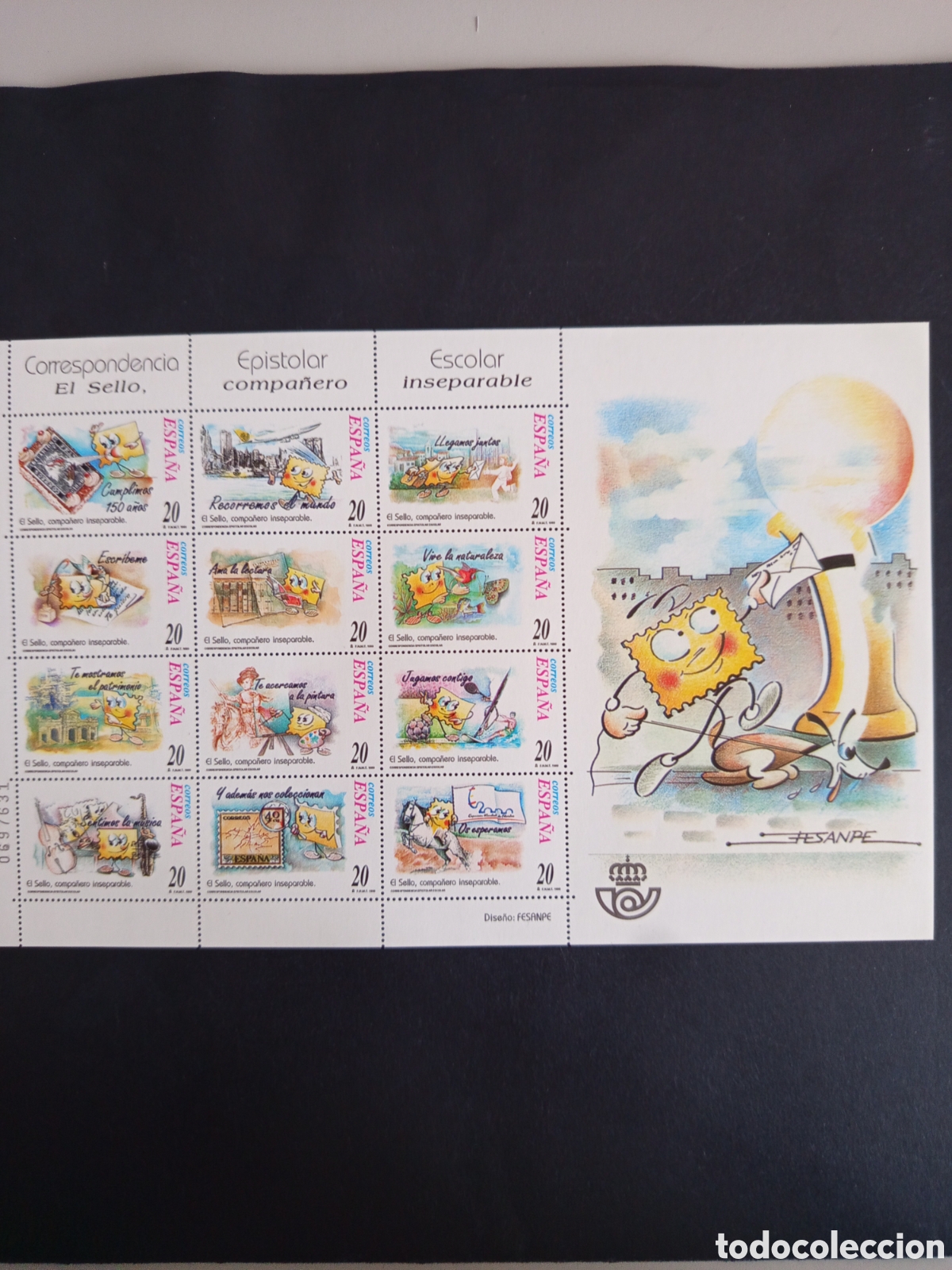 Sellos: Espa&ntilde;a, 1999. Correspondencia Epistolar: el sello. Edifil 3665/76. Pedido m&iacute;nimo 3 &euro;. Ver fotos.