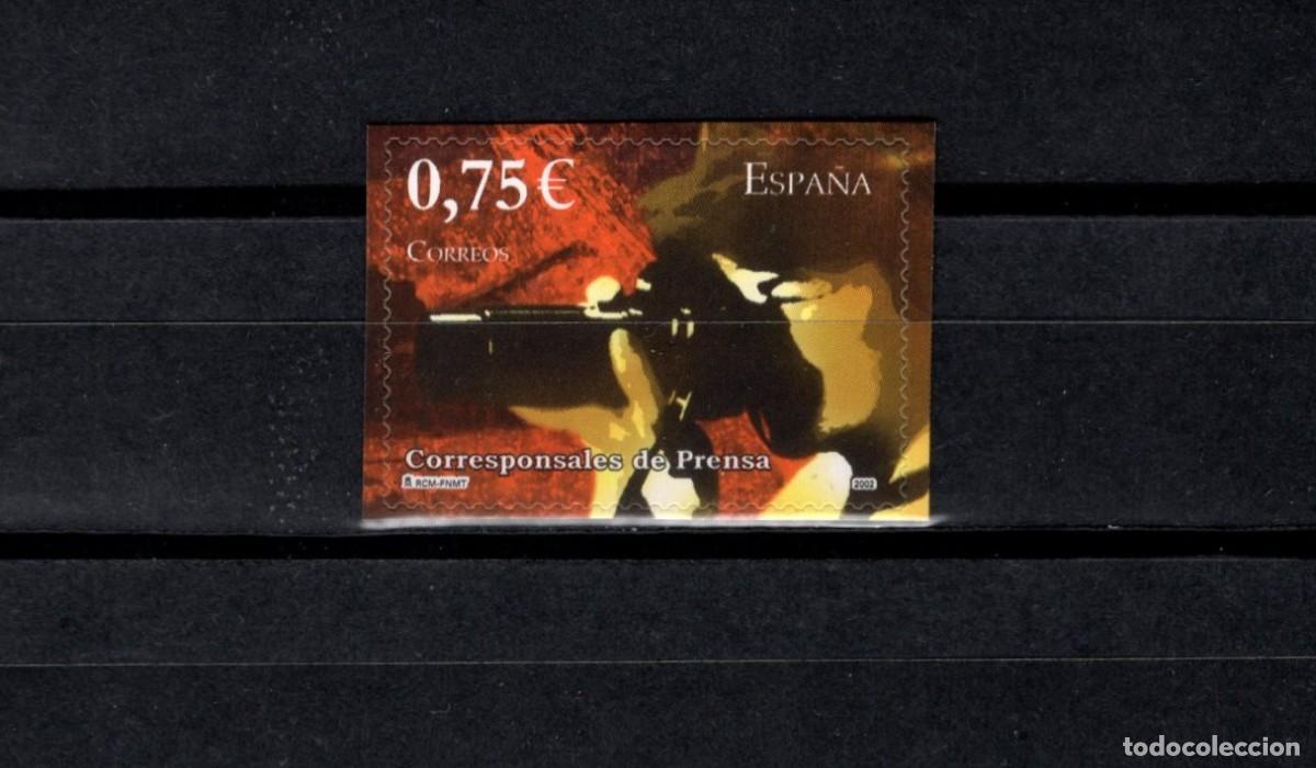 Sellos: Nuevo. Exposici&oacute;n Filatelia Juvenil Espa&ntilde;a 2002. Corresponsales. Noviembre. Edifil SH3943G.