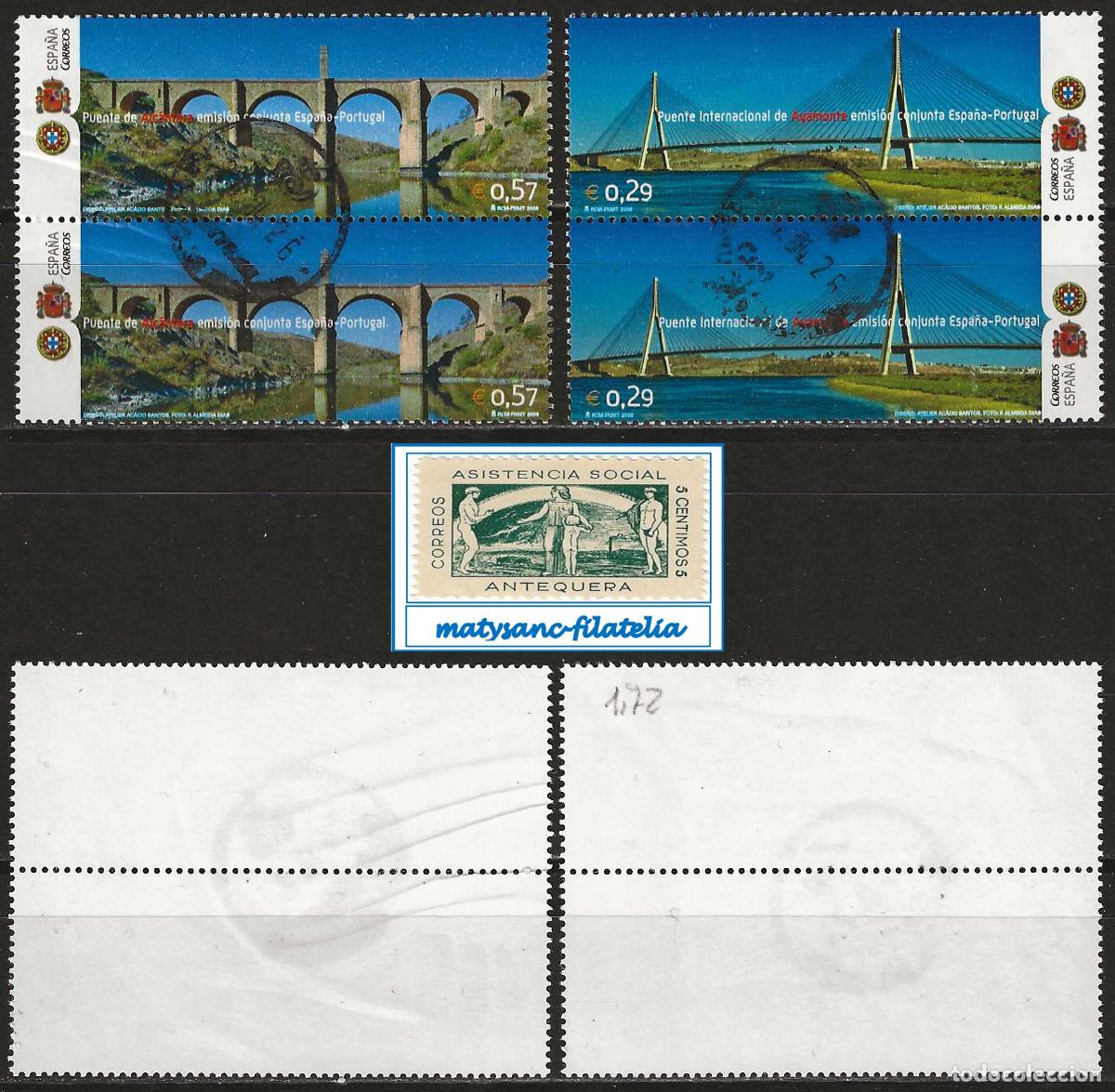 Sellos: ESPA&Ntilde;A 2006. EDIFIL 4263/4264. SERIE COMPLETA &rdquo;PUENTES IB&Eacute;RICOS&rdquo;. USADA LIMPIA.