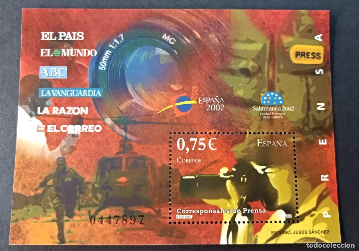 Sellos: Sello Nuevo. E. M. Filatelia Juvenil. Corresponsales. 15 Noviembre 2002. Edifil SH 3946.