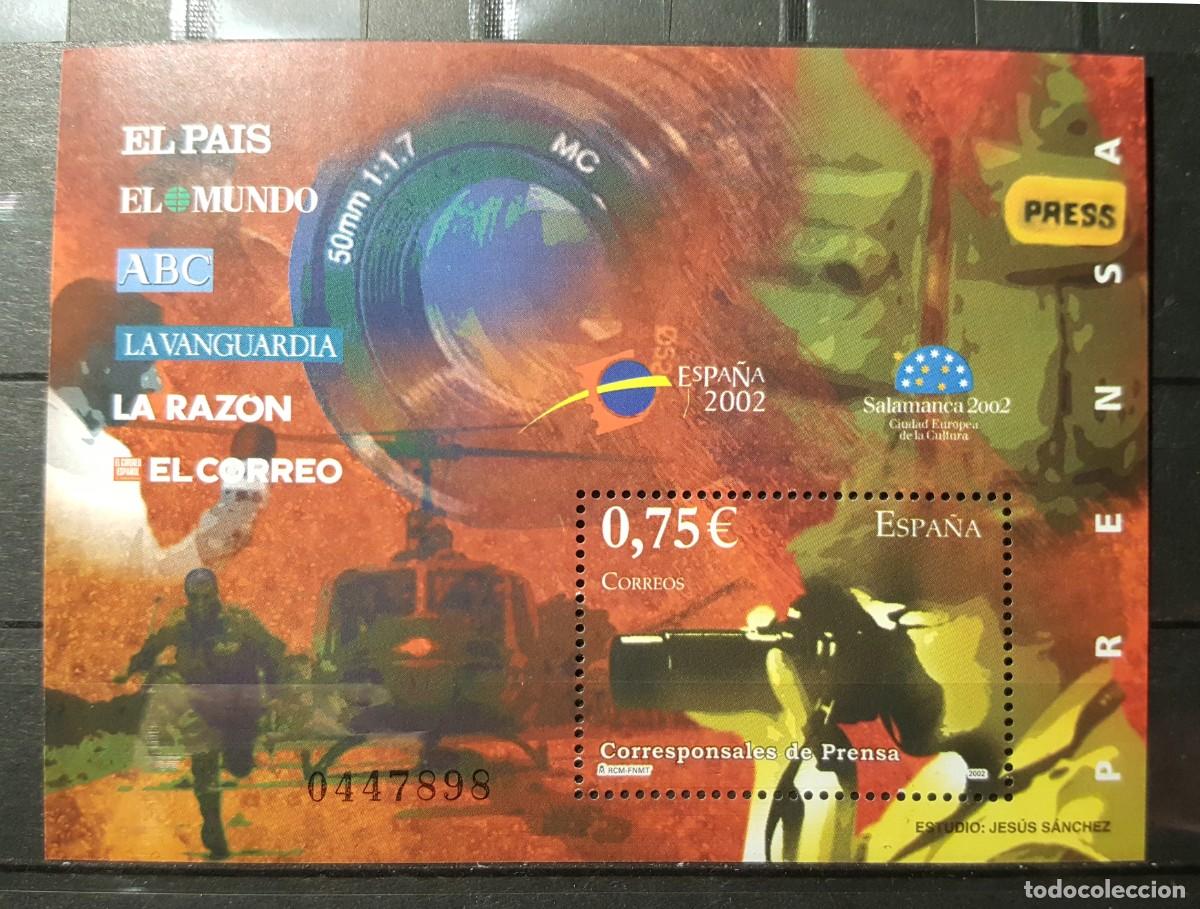 Sellos: Sello Nuevo. E. M. Filatelia Juvenil. Corresponsales. 15 Noviembre 2002. Edifil SH 3946.