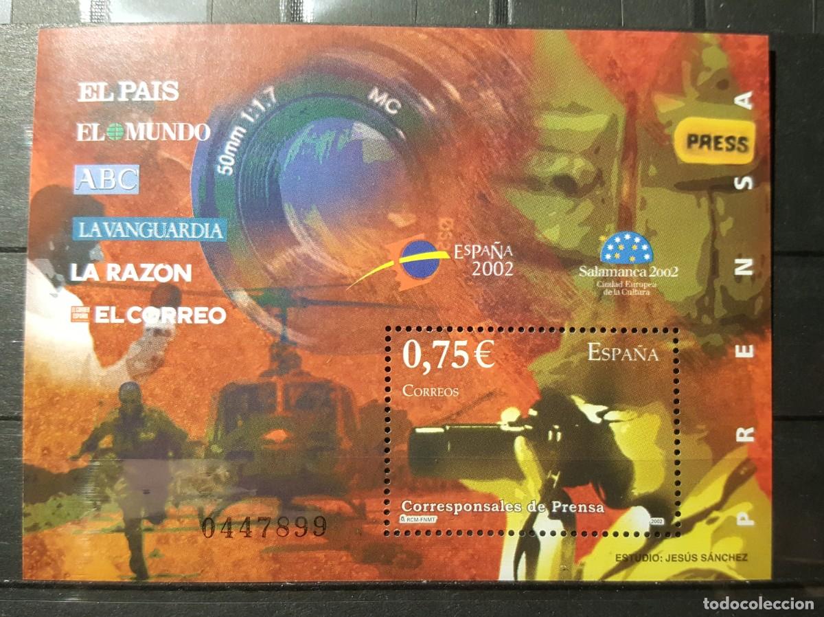 Sellos: Sello Nuevo. E. M. Filatelia Juvenil. Corresponsales. 15 Noviembre 2002. Edifil SH 3946.