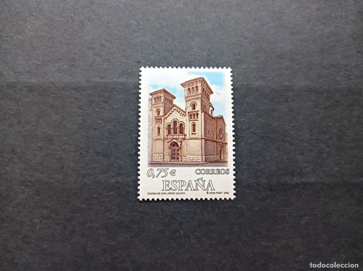 Sellos: Sello nuevo. Iglesia de San Jorge. Alcoy. Alicante. 25 Noviembre 2002. Edifil 3951.