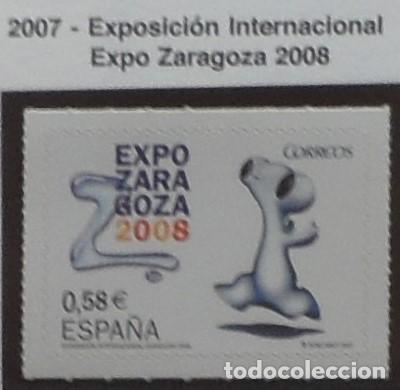 Sellos: 2007-ESPA&Ntilde;A-SELLOS NUEVOS-FACIAL-VER FOTO-(SERIE COMPLETA)N&ordm;4344-EXPO.ZARAGOZA 2008