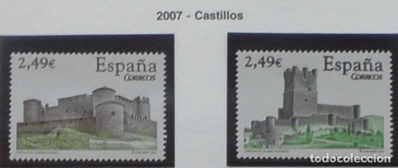 Sellos: 2007-ESPA&Ntilde;A-SELLOS NUEVOS-FACIAL-VER FOTO-(SERIE COMPLETA)N&ordm;4349/50-CASTILLOS