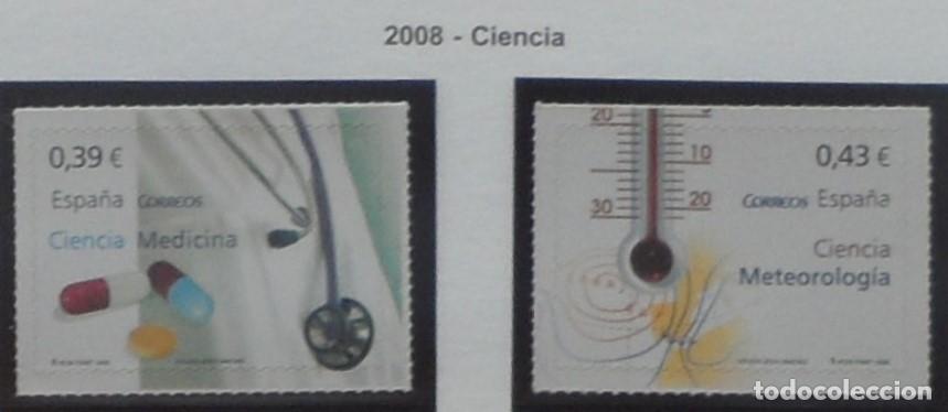 Sellos: 2008-ESPA&Ntilde;A-SELLOS NUEVOS-FACIAL-VER FOTO-(SERIE COMPLETA)N&ordm;4384/5-CIENCIA