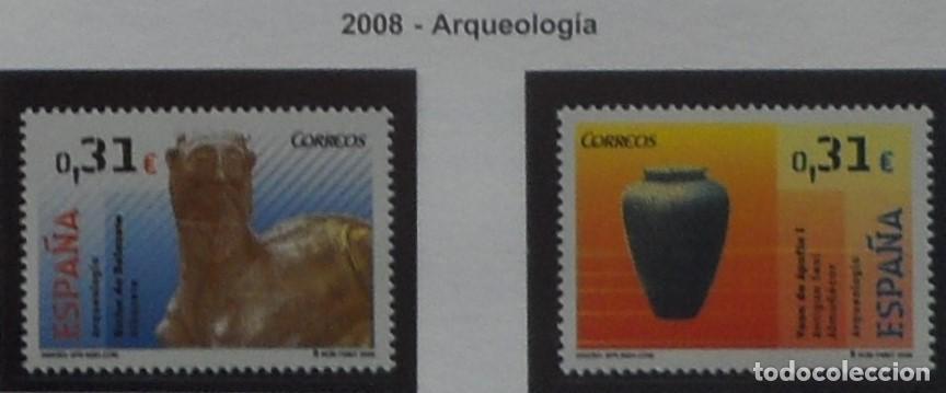 Sellos: 2008-ESPA&Ntilde;A-SELLOS NUEVOS-FACIAL-VER FOTO-(SERIE COMPLETA)N&ordm;4395/6-ARQUELOGIA