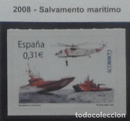 Sellos: 2008-ESPA&Ntilde;A-SELLOS NUEVOS-FACIAL-VER FOTO-(SERIE COMPLETA)N&ordm;4399-SALVAMENTO MARITIMO