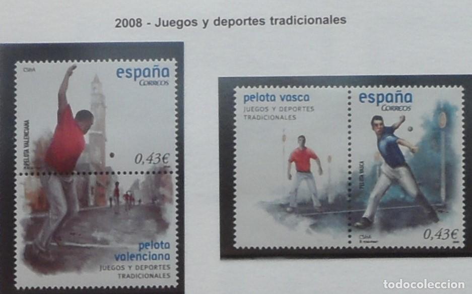 Sellos: 2008-ESPA&Ntilde;A-SELLOS NUEVOS-FACIAL-VER FOTO-(SERIE COMPLETA)N&ordm;4408/9-JUEGOS Y DEPORTES TRADICIONALES