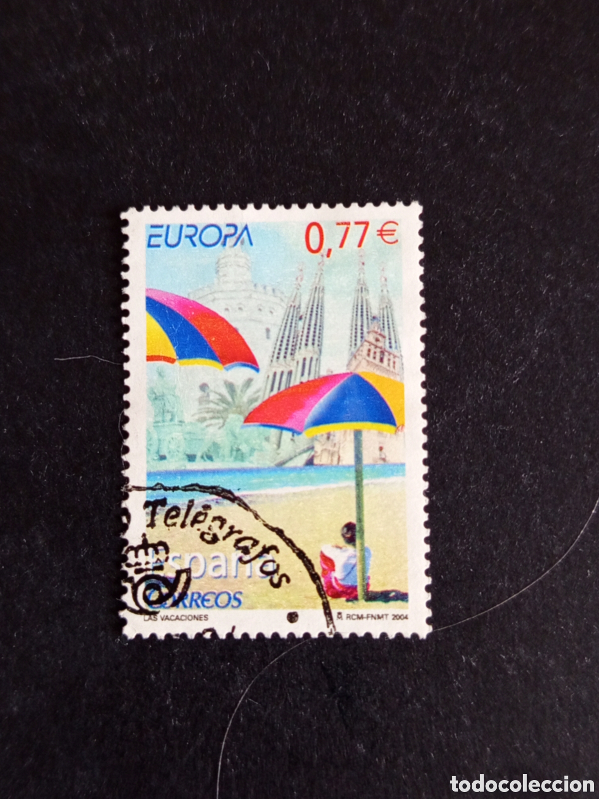 Sellos: Espa&ntilde;a, 2004. Europa: vacaciones. Edifil 4079. Ver fotos. Pedido m&iacute;nimo 3 &euro;