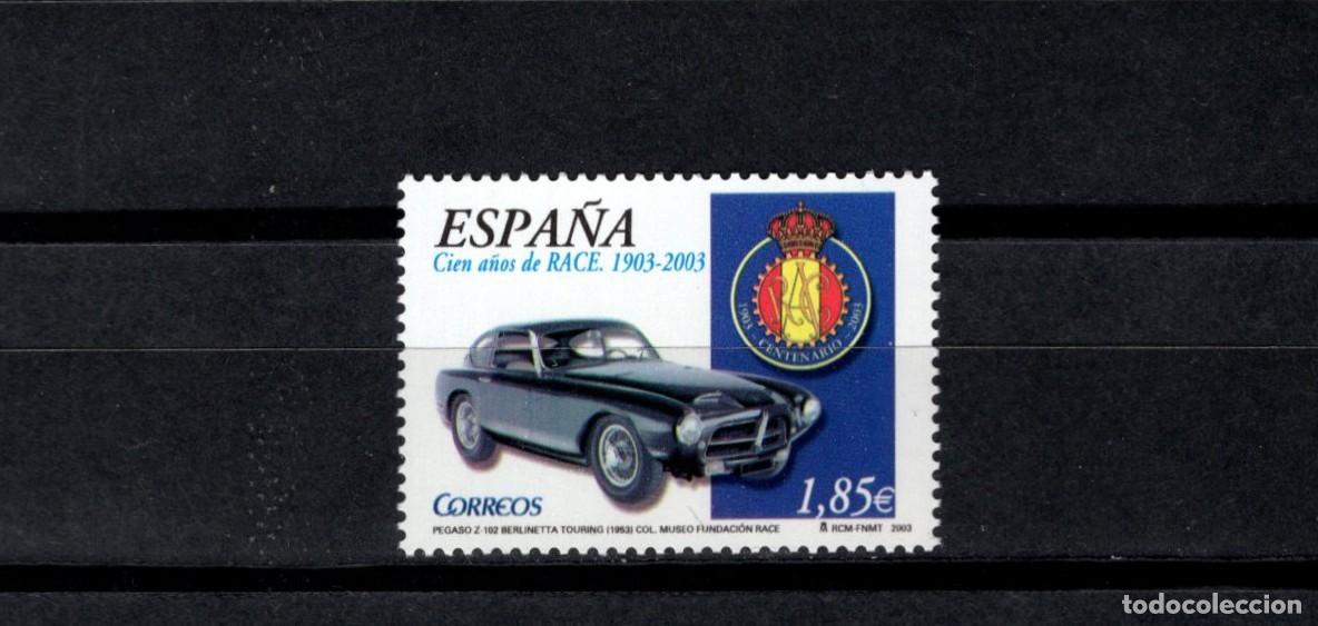 Sellos: S. nuevo. 100 A&ntilde;os Real Autom&oacute;vil Club de Espa&ntilde;a. Pegaso Z-102 (1951). 27 Junio. Edifil 3996D