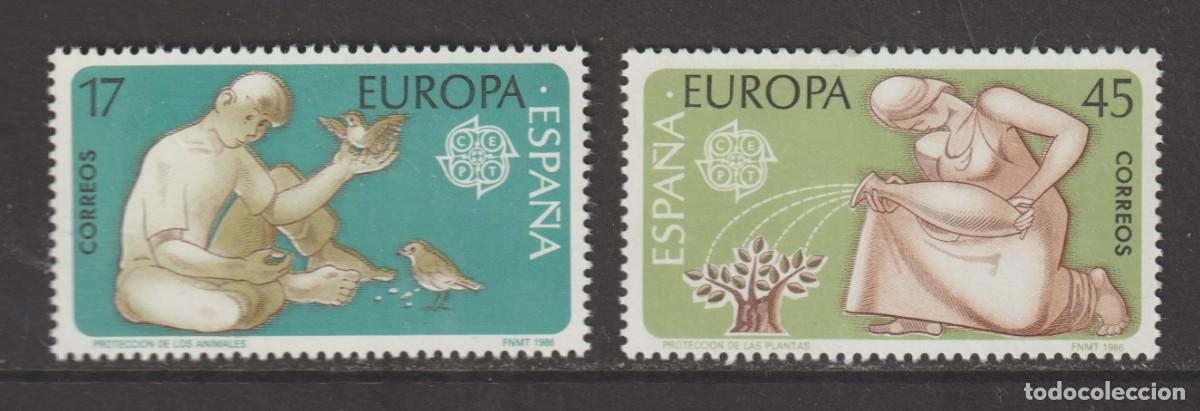 Sellos: Espa&ntilde;a Spain 1986 - Europa CEPT Edifil 2847/2848 mnh**