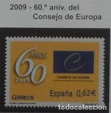 Sellos: 2009-ESPA&Ntilde;A-SELLOS NUEVOS-FACIAL-VER FOTO-(SERIE COMPLETA)N&ordm;4482-CONSEJO DE EUROPA
